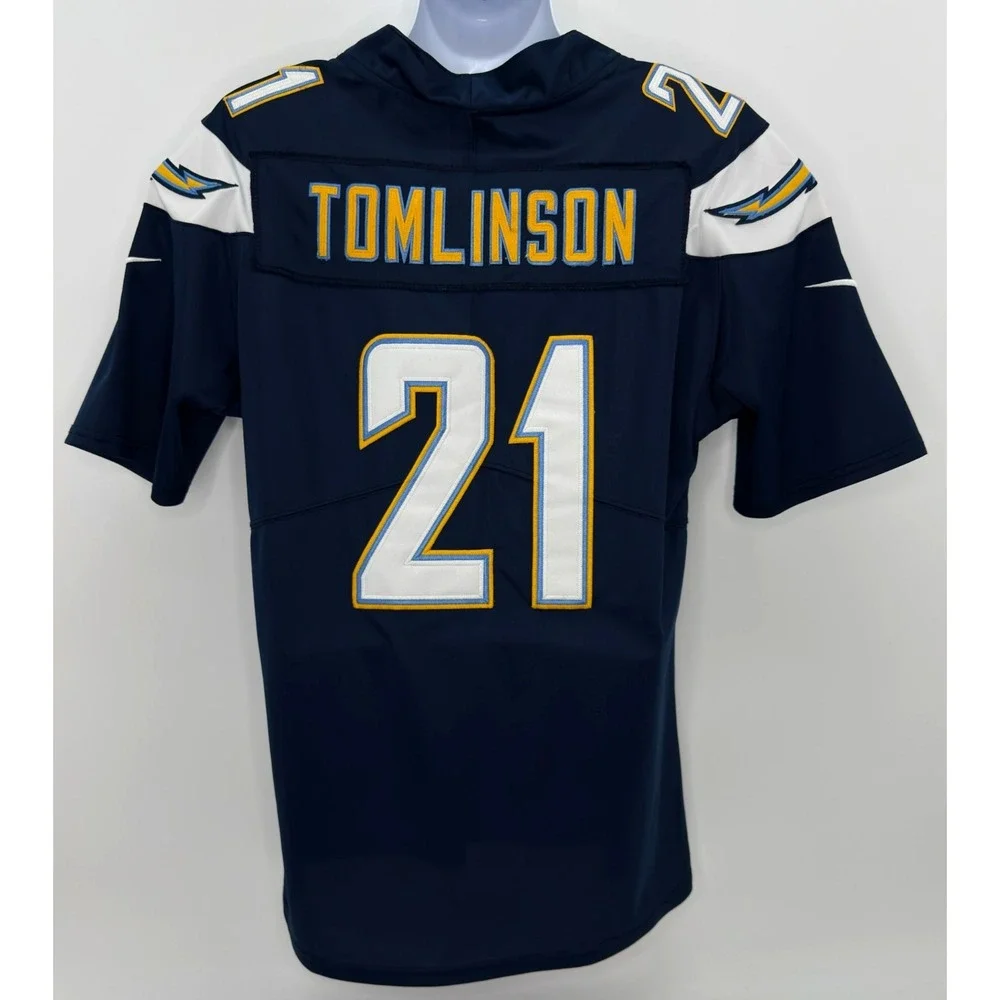 Nike LaDainian Tomlinson Chargers #21 Jersey Mens S NFL 100 On Field Stitched